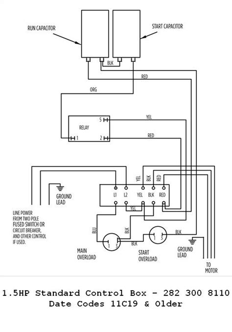 franklin electric 1hp control box relay|franklin control box wiring diagram.